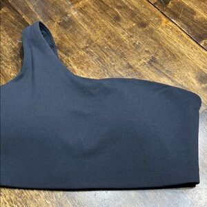 Nike Black One-Shoulder Top